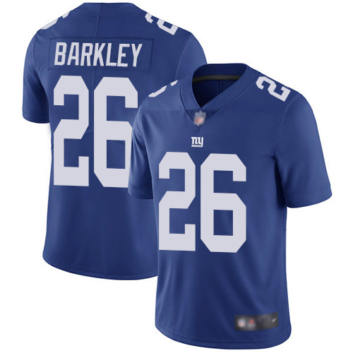 Men New York Giants 26 Saquon Barkley Royal Blue Team Color Vapor Untouchable Limited Player Football NFL Jersey